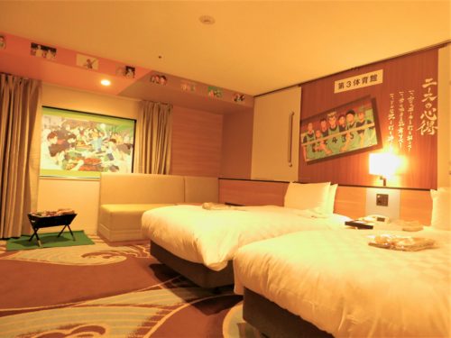人気アニメ ハイキュー とコラボ サンシャインシティプリンスホテル 客室リニューアル 国際ホテル旅館