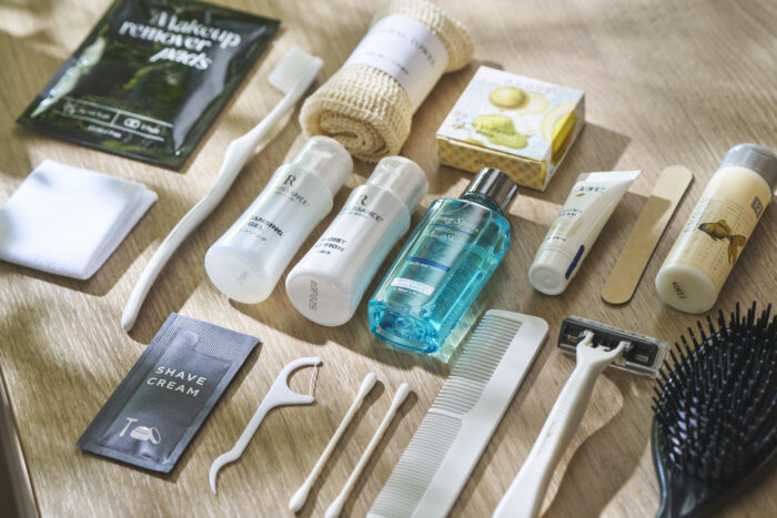 リサイクルプラスチックを使用したアメニティ【ルネッサンス リゾート オキナワ】